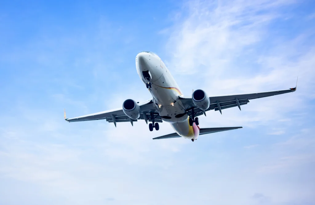 Ein Flugzeug